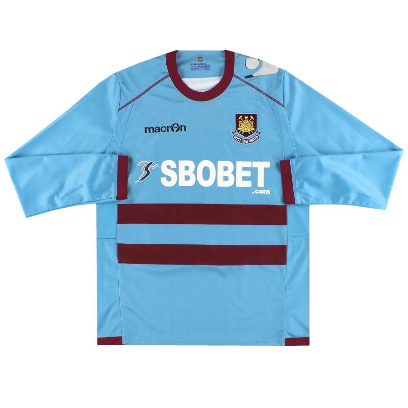 2011-13 West Ham Away Shirt L/S #16 S