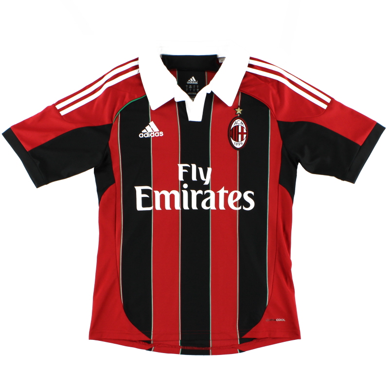 2012-13 AC Milan adidas Maillot Domicile *Menthe* S - X23680