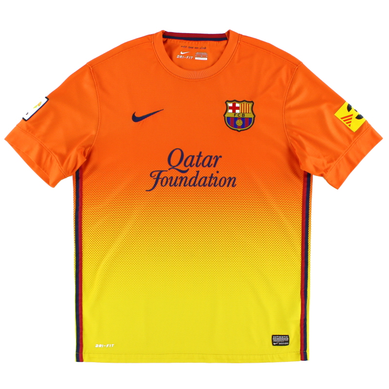 2012-13 Barcelona Away Shirt *Mint* S.Boys