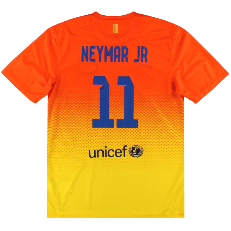 Camiseta básica de la 2012a equipación Nike del 13-11 Neymar Jr. # 478328 815-XNUMX