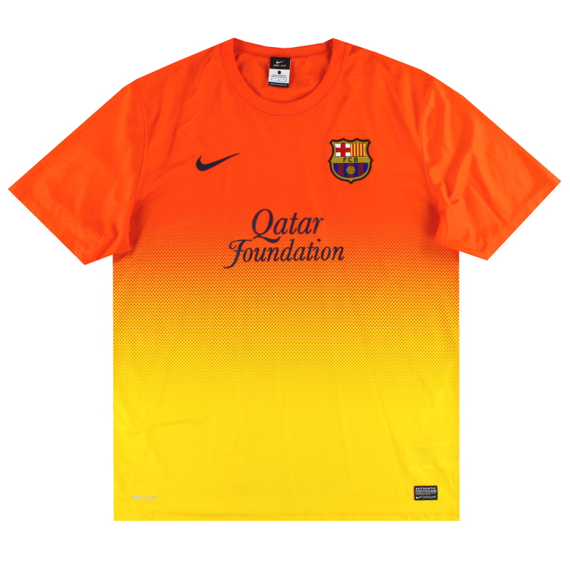 2012-13 FC Barcelone Nike Basic Away Shirt S - 478328-815