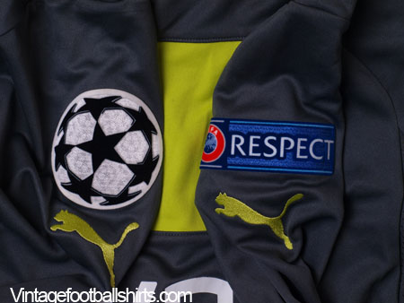 2012-13 Borussia Dortmund Match Issue GK Shirt Weidenfeller #1 XL