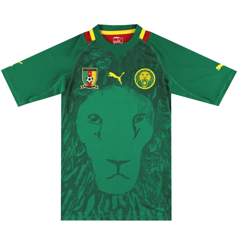 2012-13 Cameroun Puma Authentic Home Shirt * Comme neuf * L - 740189-04