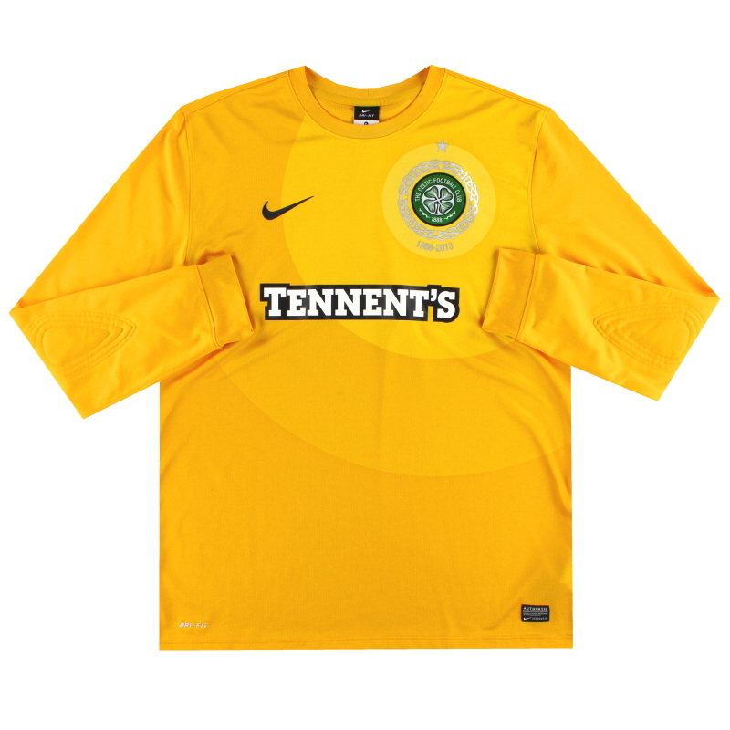 2012-13 Celtic Nike '125th Anniversary' Goalkeeper Shirt L/S #1 XL - 479346-300