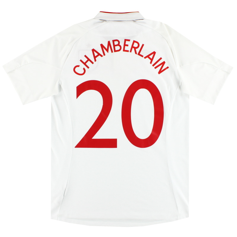 2012-13 Inghilterra Umbro Maglia Home Chamberlain #20 L