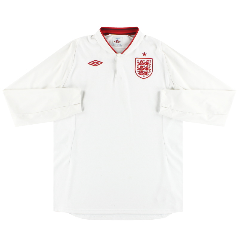 2012-13 England Umbro Home Shirt L/S L