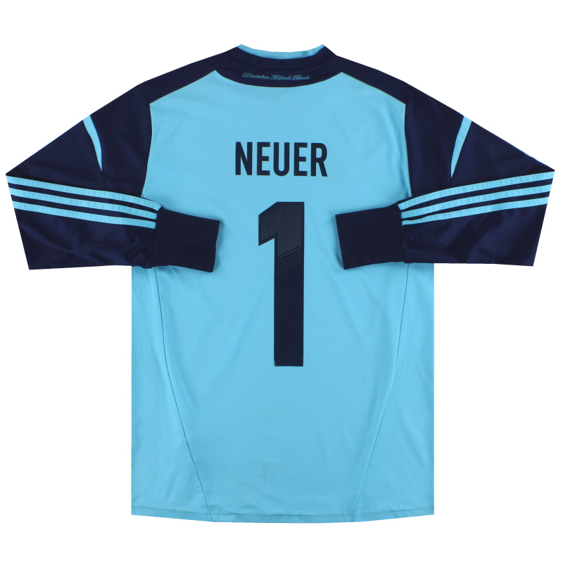 2012-13 Germany adidas Goalkeeper Shirt Neuer #1 Y - X21841