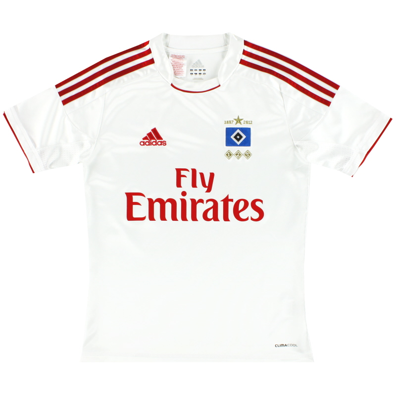 2012-13 Hamburg adidas ’125 Years’ Home Shirt XL.Boys