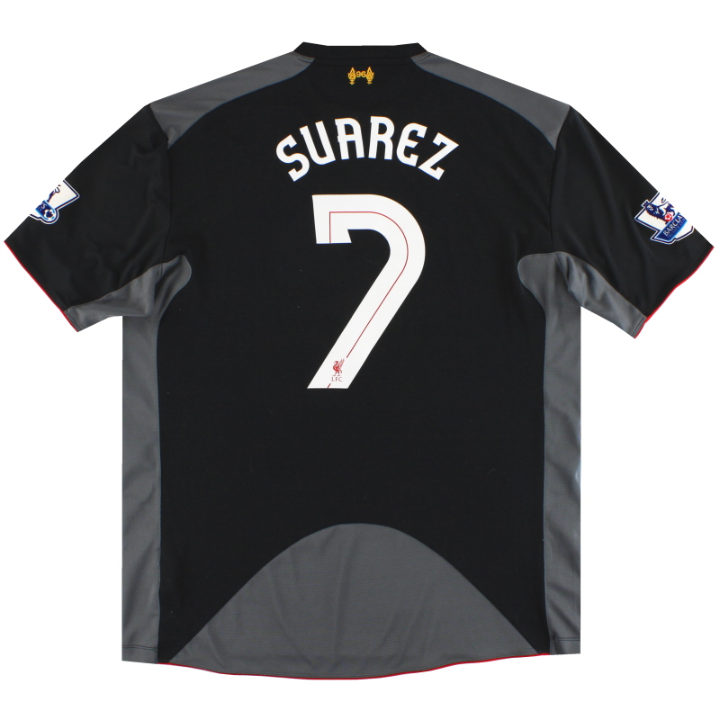 2012-13 Liverpool Warrior Away Shirt Suarez #7 XXL