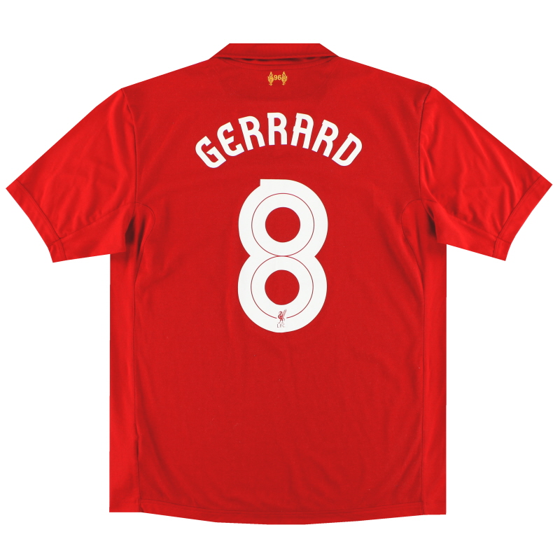 2012-13 Liverpool Warrior Home Shirt Gerrard #8 XL