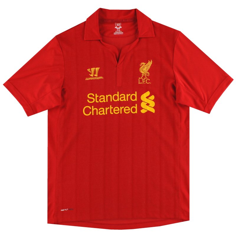 Camiseta de local del Liverpool Warrior 2012-13 L