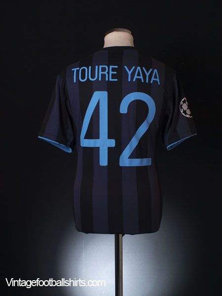 2012-13 Manchester City Third Shirt Yaya Toure #42 M