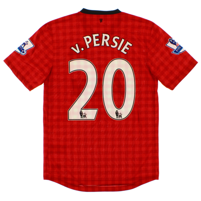 2012-13 Manchester United Nike Home Shirt v.Persie #20 L - 479278-623