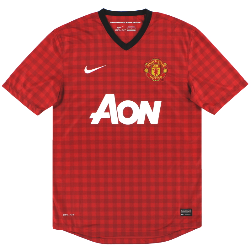 2012-13 Manchester United Nike Home Shirt *Mint* L.Boys - 479266-623