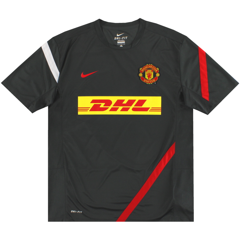 2012-13 Manchester United Nike Training Shirt *Mint* L