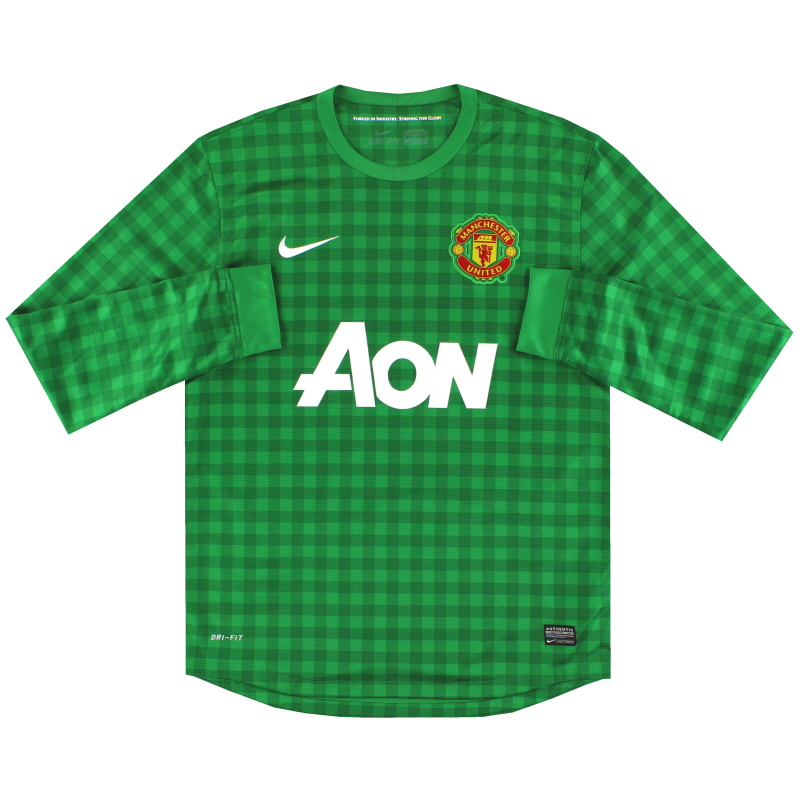 2012-13 Manchester United Nike Goalkeeper Shirt *Mint* L - 479284-383