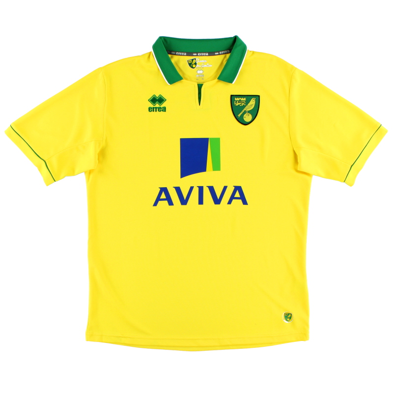 2012-13 Norwich City Errea Home Shirt Y