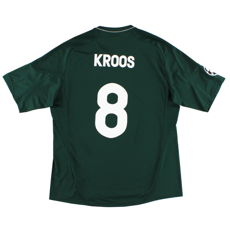 Camiseta de la tercera equipación europea adidas del Real 2012-13 Kroos # 8 X53540