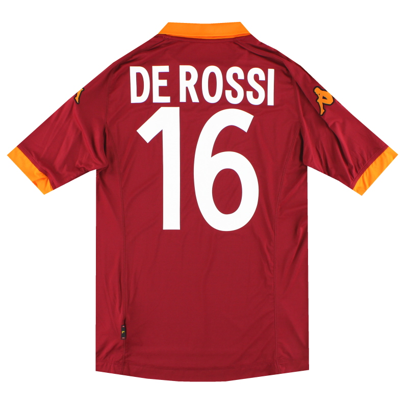 2012-13 Roma Home Shirt De Rossi #16 *w/tags* L - 302PGA0 - 8058188996686