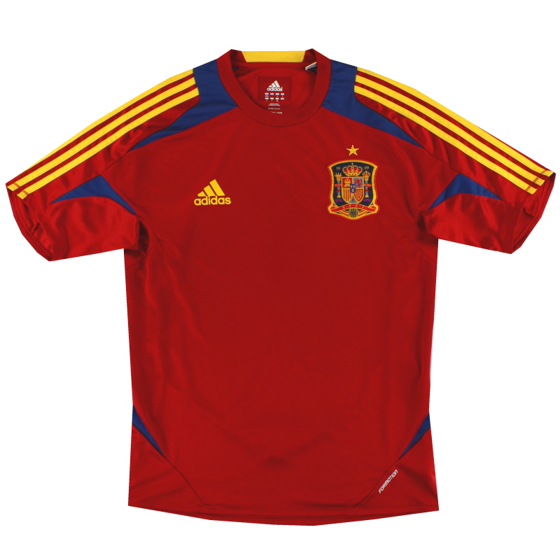 2012-13 Spain adidas 'Formotion' Training Shirt L - X16736