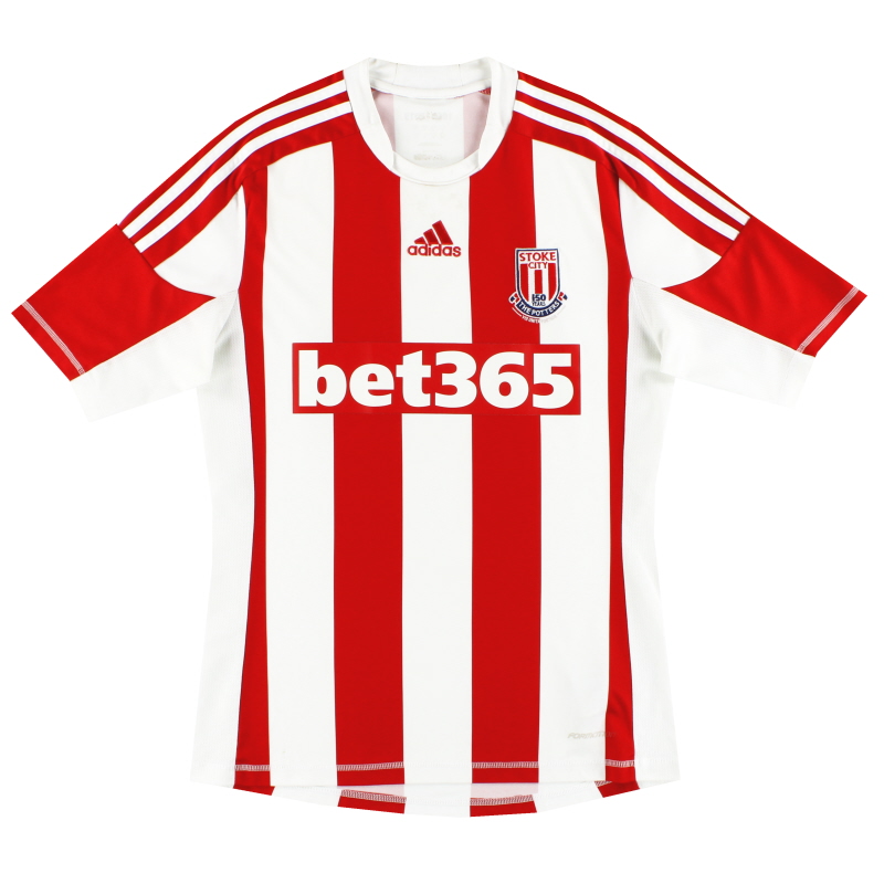 2012-13 Stoke City adidas Formotion ’150 Years’ Home Shirt S
