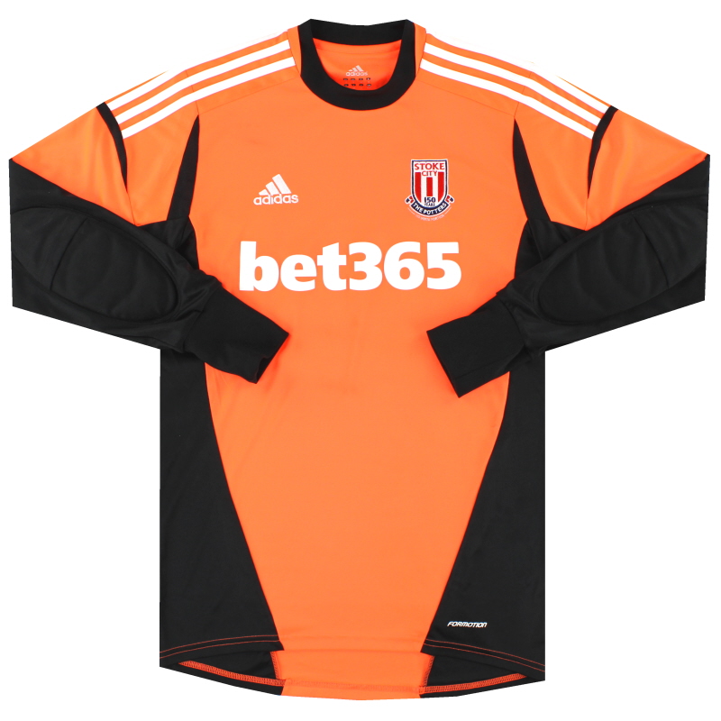 2012-13 Stoke City adidas Formotion ’150 Years’ Goalkeeper Shirt *Mint* M