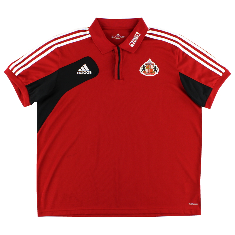 2012-13 Sunderland adidas Polo Shirt XXL