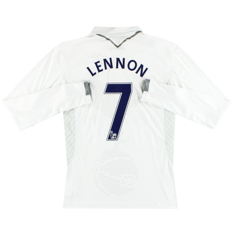 2012-13 Tottenham Under Armour Home Shirt Lennon #7 L/S S