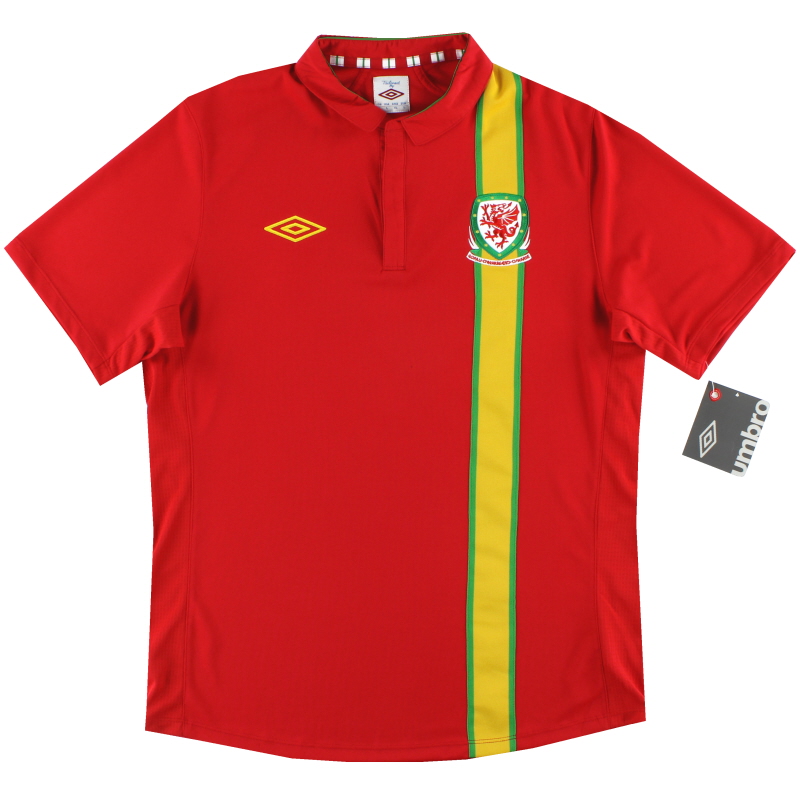 2012-13 Wales Umbro Home Shirt *w/tags* L - 371230-08