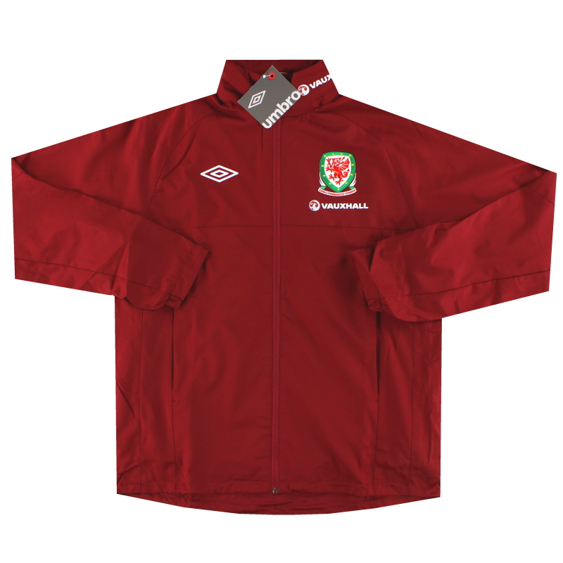 Jaket Latihan Berkerudung Umbro Wales 2012-13 *dengan tag* L