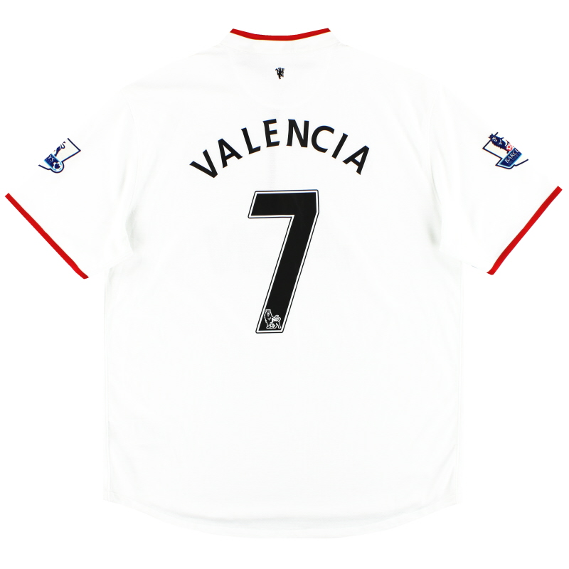 2012-14 Manchester United Nike Away Shirt Valencia #7 XL