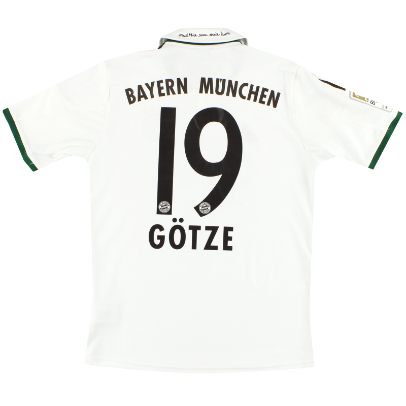 2013-14 Bayern Munich adidas Away Shirt Gotze #19 Y - G73666