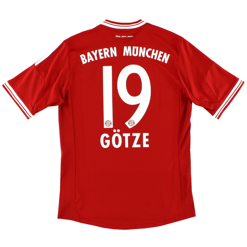 2013-14 Bayern Munich Home Shirt Gotze #19 S