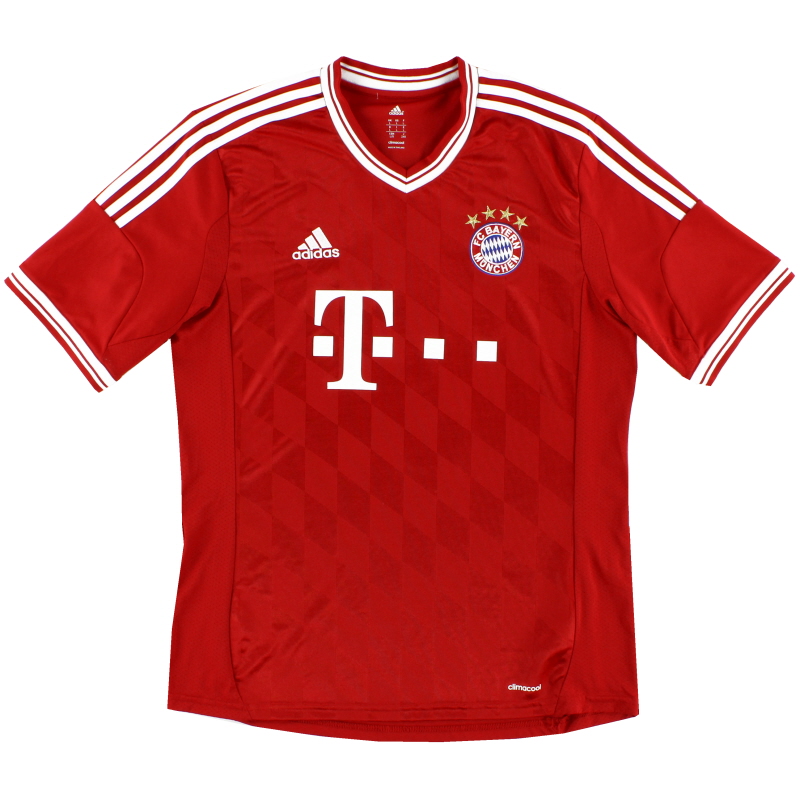 2013-14 Bayern Munich adidas Home Shirt S - Z25092