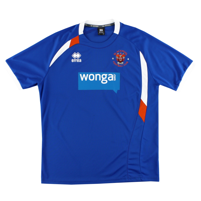 2013-14 Blackpool Errea Training Shirt XL