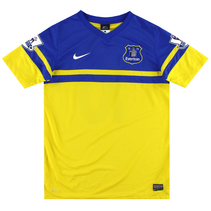2013-14 Everton Nike Away Shirt G. Deulofeu #10 XL.Boys 544049-719