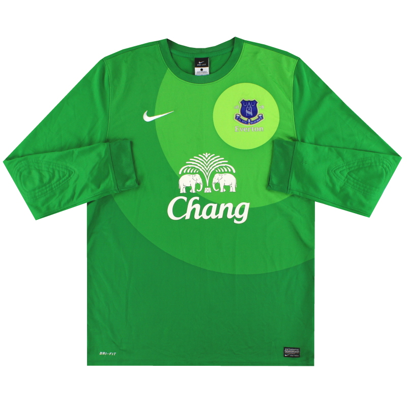 Maglia da portiere Everton Nike 2013-14 L