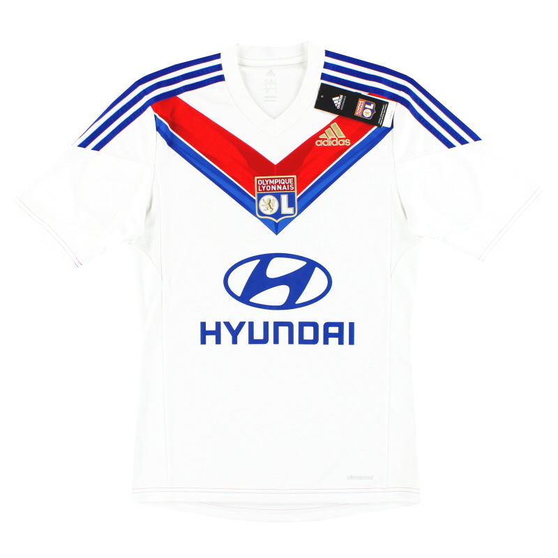 Camiseta adidas de local del Lyon 2013-14 * con etiquetas * S - Z26911 - 4052556398380