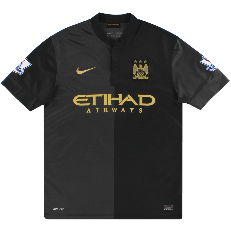 Aanzienlijk voorzetsel Rechtsaf 2013-14 Manchester City Nike Away Shirt Toure Yaya #42 M 574864-011