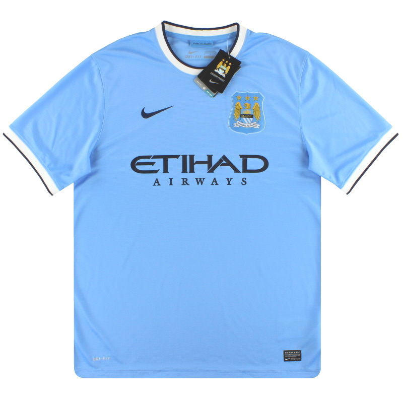 2013-14 Manchester City Nike Home Shirt *w/tags* XXL - 574863-489