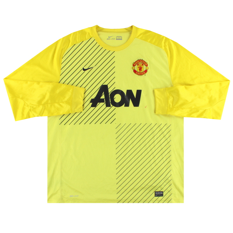2013-14 Manchester United Nike Goalkeeper Shirt XXL - 545745-775