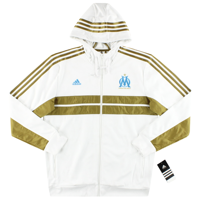 2013-14 Olympique Marseille adidas Anthem Jacket *w/tags* L
