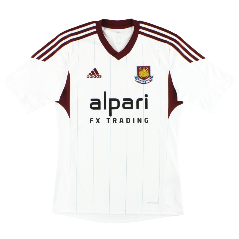 2013-14 West Ham adidas Away Shirt S - F42578