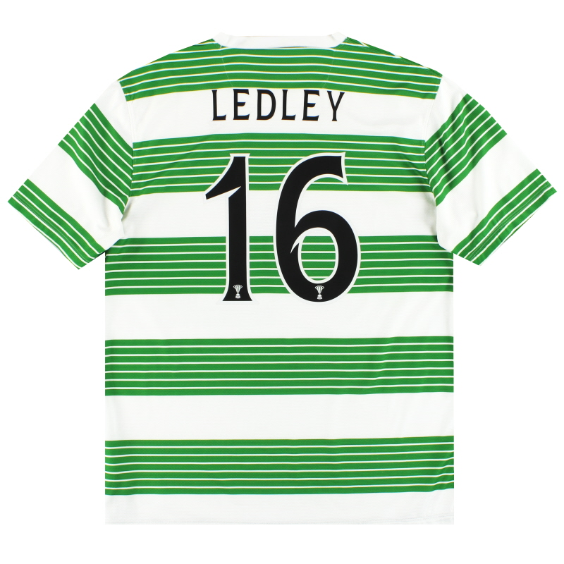 2013-15 Celtic Nike Home Shirt Ledley #16 L