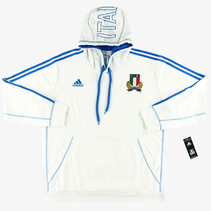 2014-15 adidas Italia Rugby Felpa con cappuccio *BNIB* XS - S10514 - 4055014104332