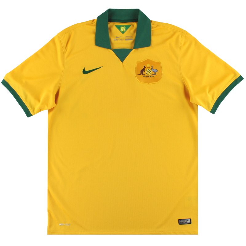 2014-15 Australia Nike Home Shirt L - 578177-702