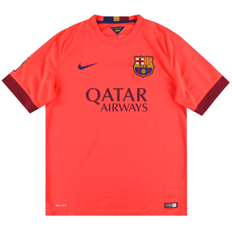 2014-15 Barcelona Nike Away Shirt L - 610793-672