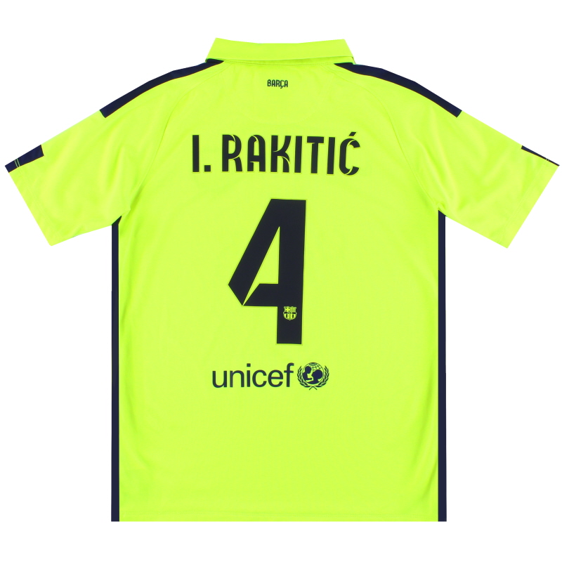 Maglia Barcellona Nike Third 2014-15 I.Rakitic #4 XL.Ragazzi - 610793-672