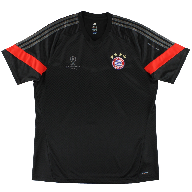 2014-15 Bayern Munich adidas Champions League Training Shirt *Mint* XL