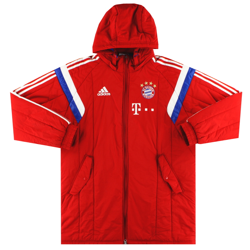 2014-15 Bayern Munich adidas Padded Bench Coat L - F48515